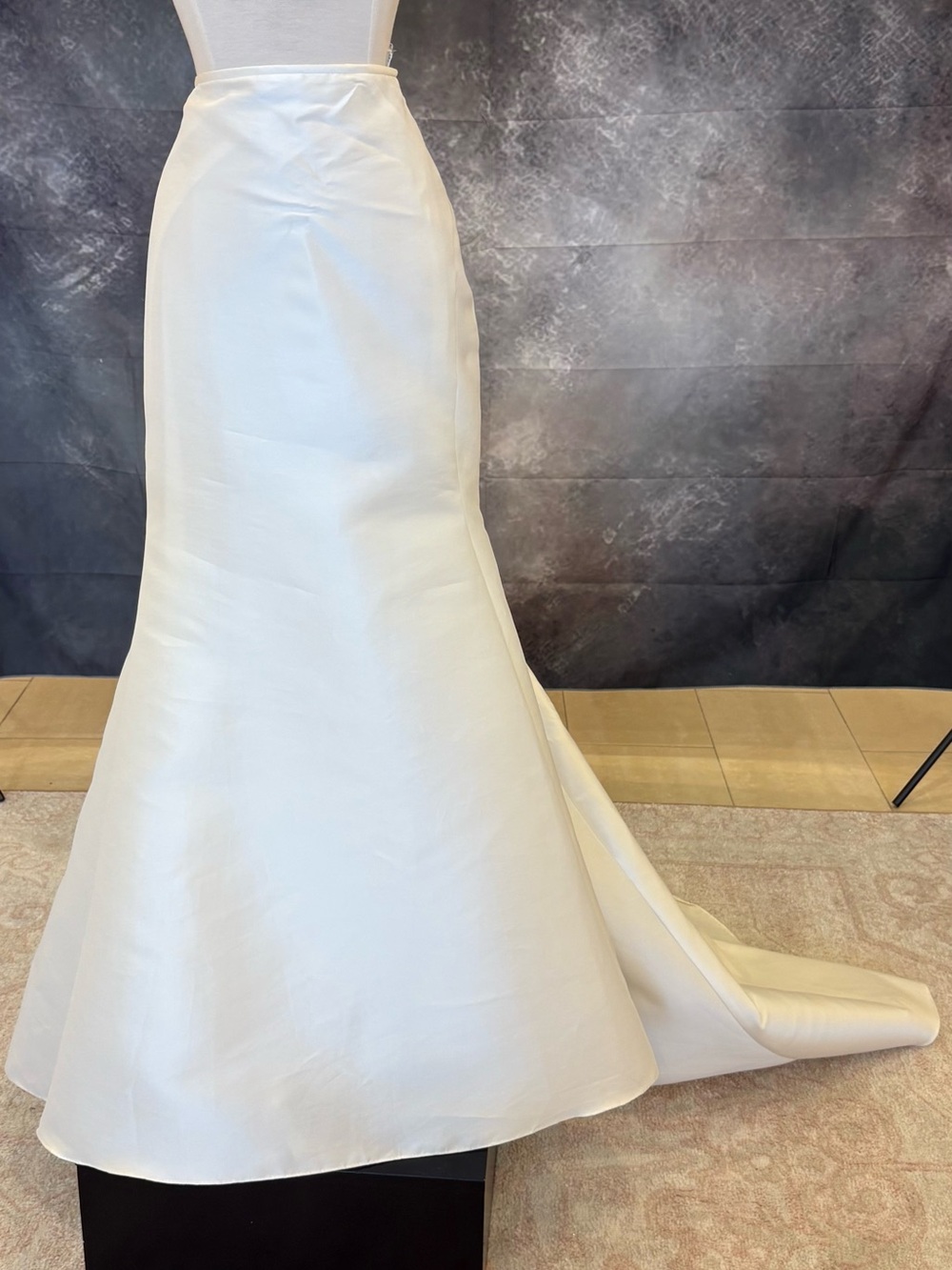 Martina Liana ivory Mermaid Wedding  silk Skirt with train, size 12